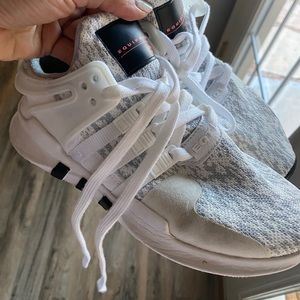 White Adidas EQT